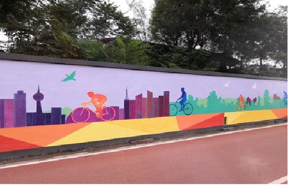 彭泽墙体彩绘-围墙