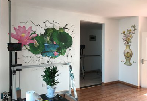 彭泽墙体彩绘相比墙纸的优势。