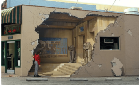 彭泽判断手绘墙好坏的标准。